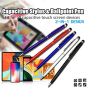 Capacitive Touch Screen Stylus Ball Pen 2-in-1