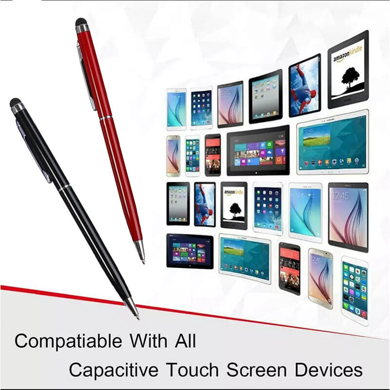 Capacitive Touch Screen Stylus Ball Pen 2-in-1