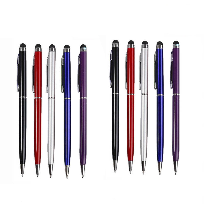 Capacitive Touch Screen Stylus Ball Pen 2-in-1