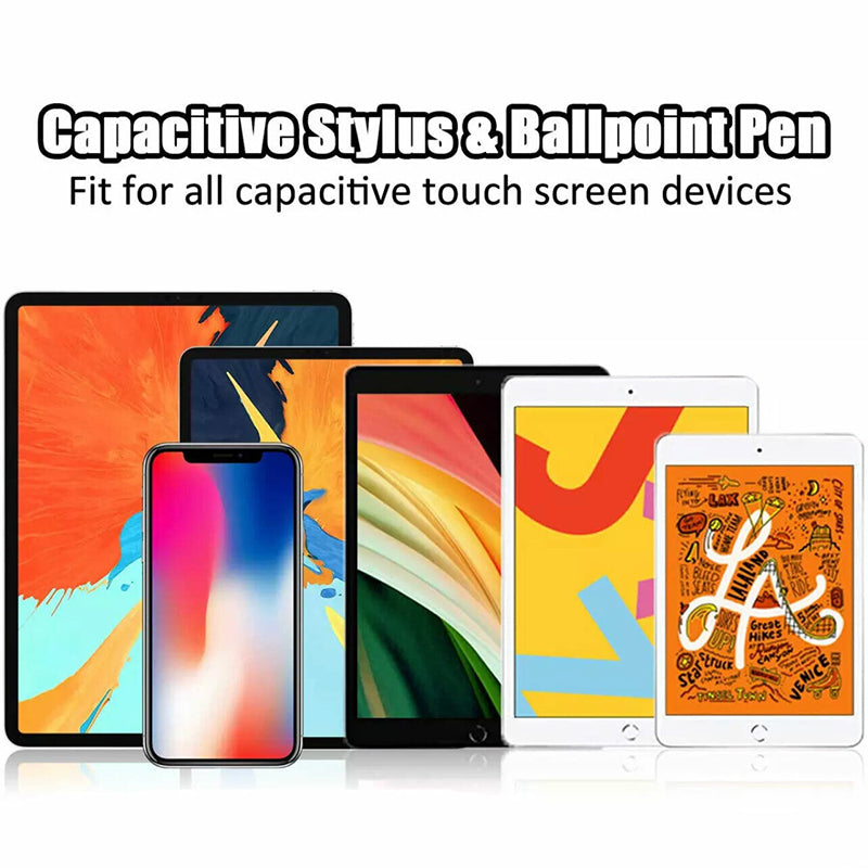 Capacitive Touch Screen Stylus Ball Pen 2-in-1