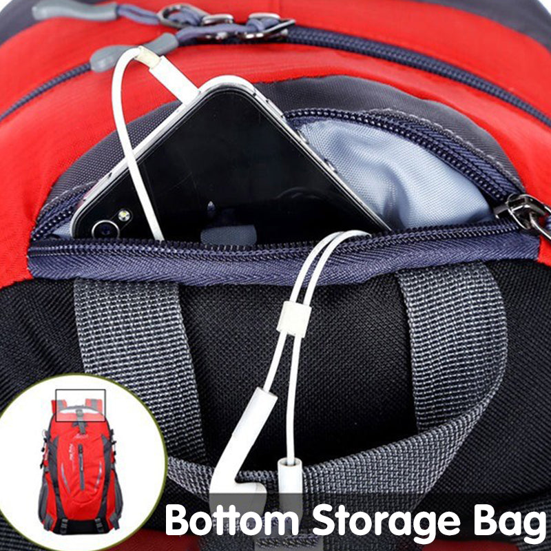 40L Waterproof Hiking Backpack with Hip Belt