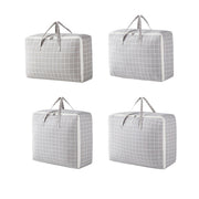 Clothes Quilt Storage Bag Cotton Linen Waterproof Organizer