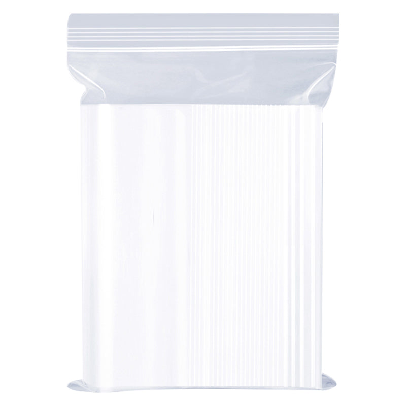 120μm  Zip Lock Plastic Bags Thick Clear Resealable