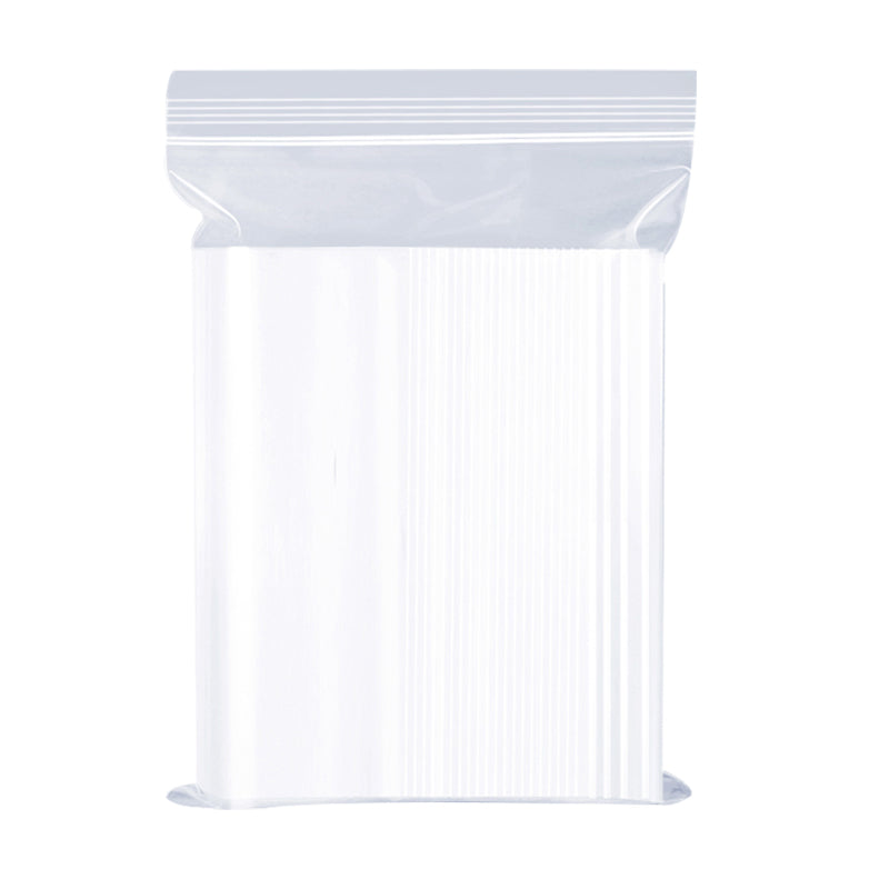 120μm  Zip Lock Plastic Bags Thick Clear Resealable