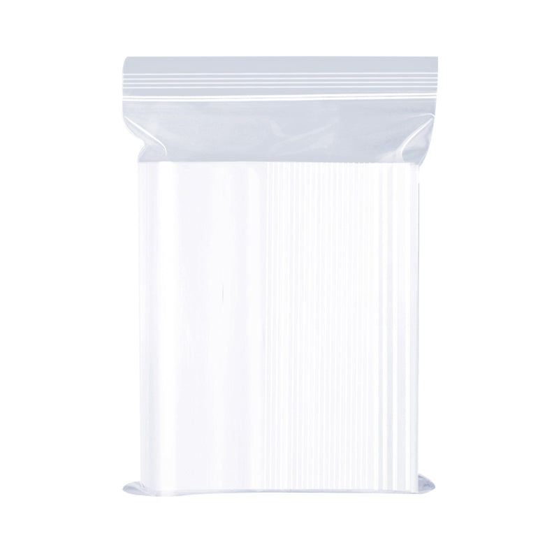 120μm  Zip Lock Plastic Bags Thick Clear Resealable