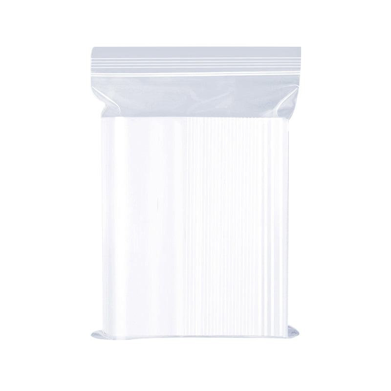 120μm  Zip Lock Plastic Bags Thick Clear Resealable