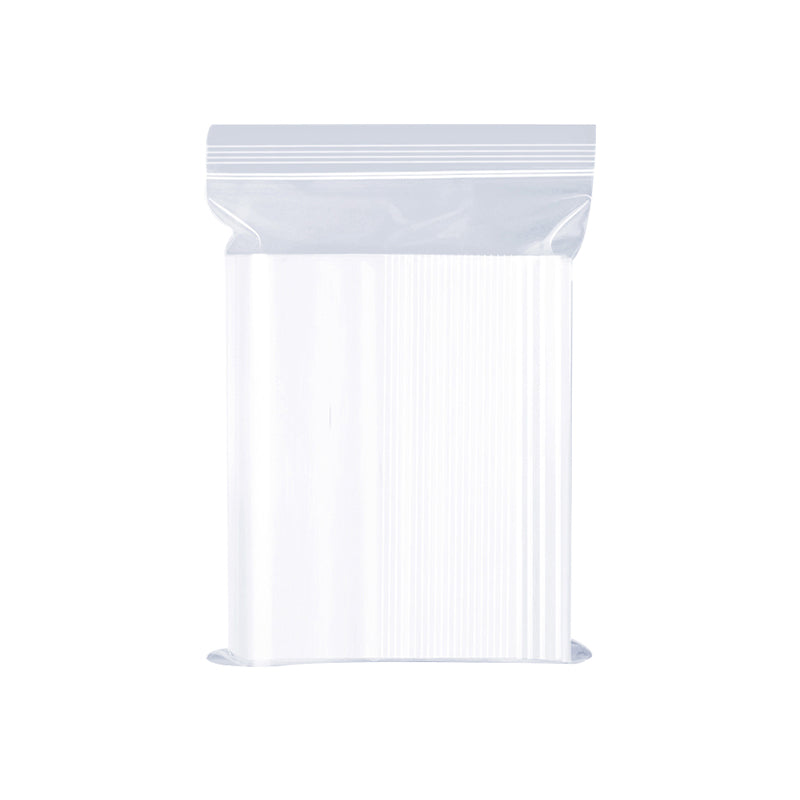 120μm  Zip Lock Plastic Bags Thick Clear Resealable