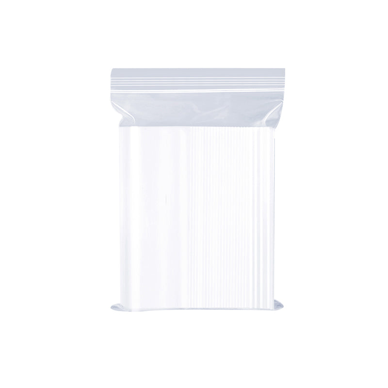 120μm  Zip Lock Plastic Bags Thick Clear Resealable