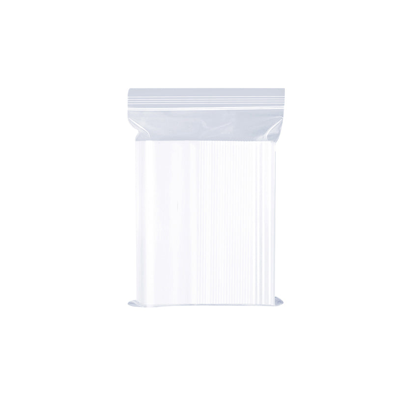 120μm  Zip Lock Plastic Bags Thick Clear Resealable