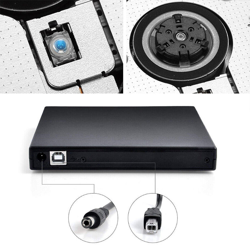 USB External CD DVD Drive for Laptop and Mac