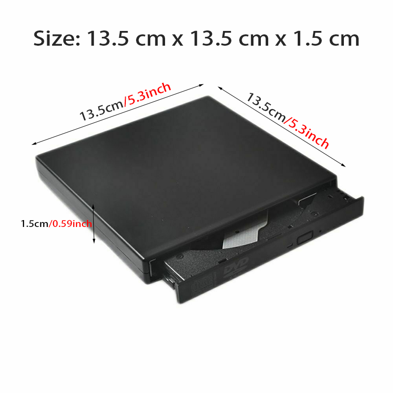 USB External CD DVD Drive for Laptop and Mac