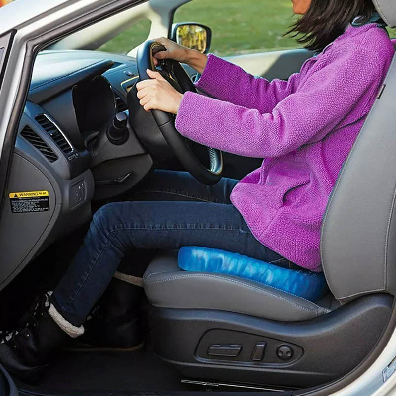 Gel Honeycomb Seat Cushion with Anti-Slip Cover