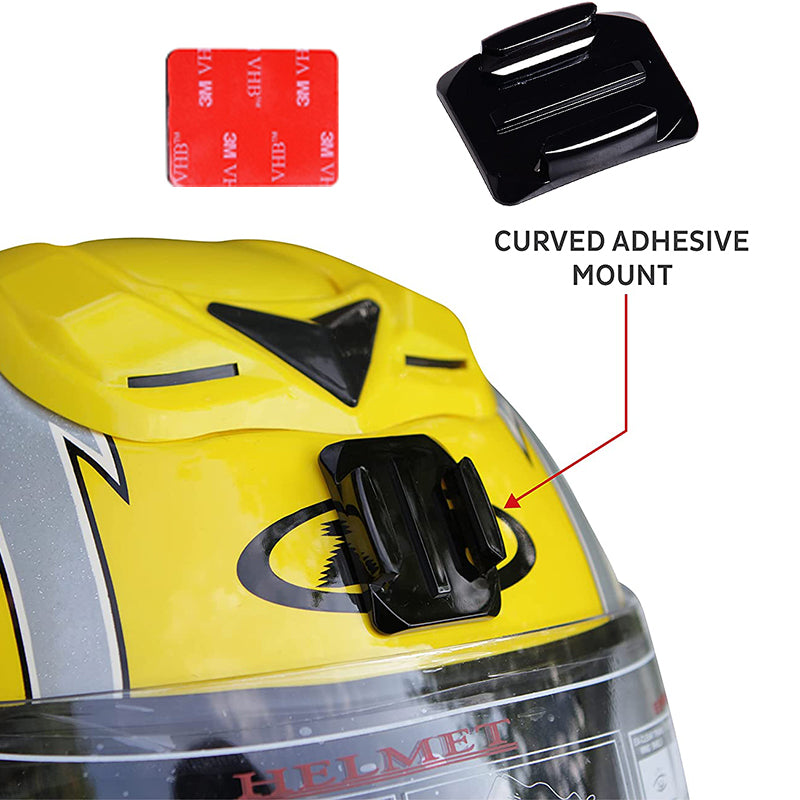 8pcs Flat Curved Adhesive Mounts for GoPro