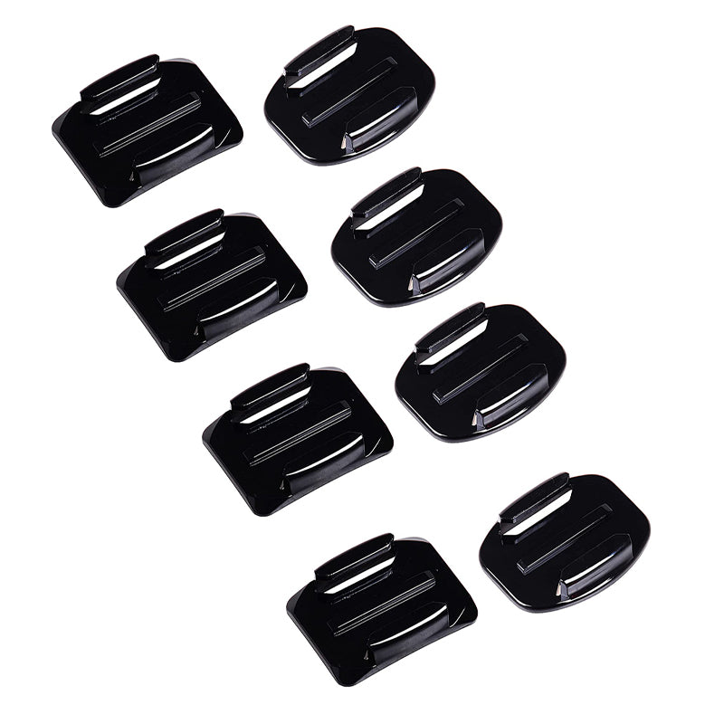 8pcs Flat Curved Adhesive Mounts for GoPro
