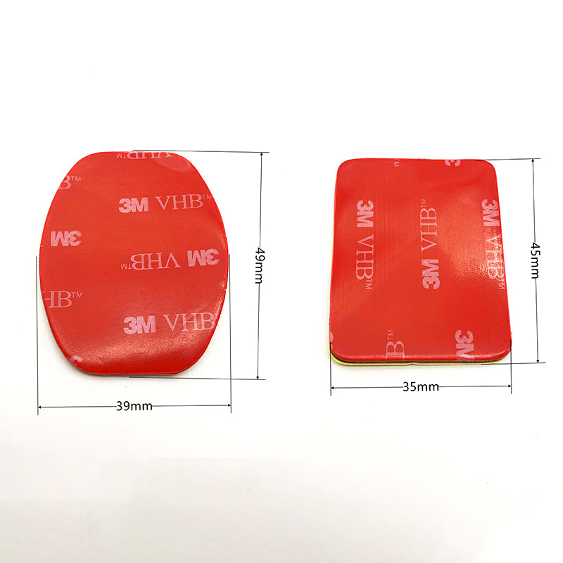 8pcs Flat Curved Adhesive Mounts for GoPro