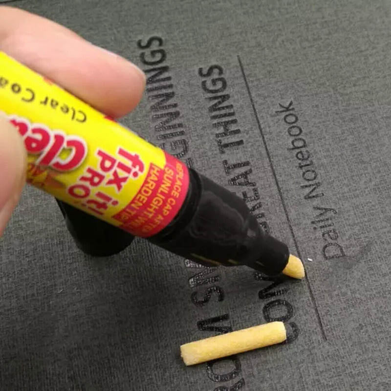 2 Pcs Clear Coat Car Scratch Repair Pens UV-Activated