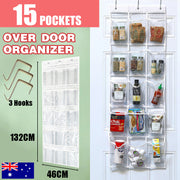 15 Pocket Over Door Hanging Organizer Storage