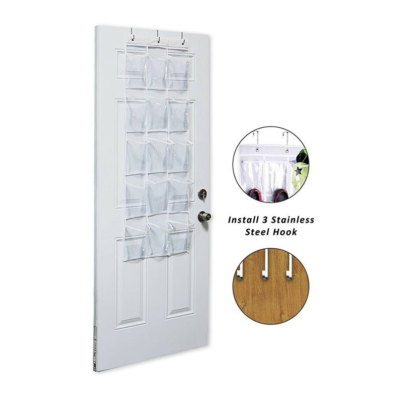15 Pocket Over Door Hanging Organizer Storage