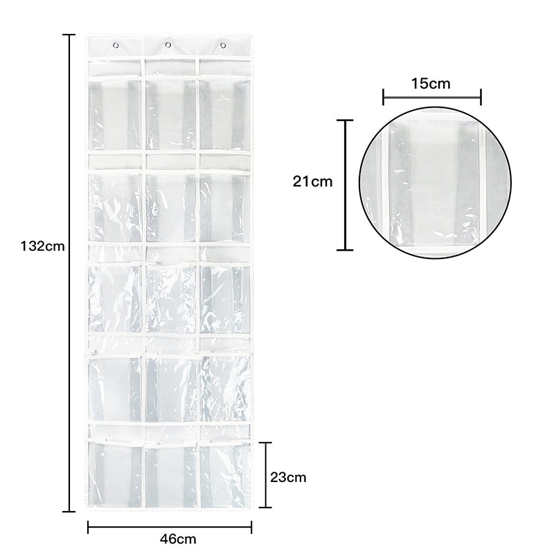 15 Pocket Over Door Hanging Organizer Storage