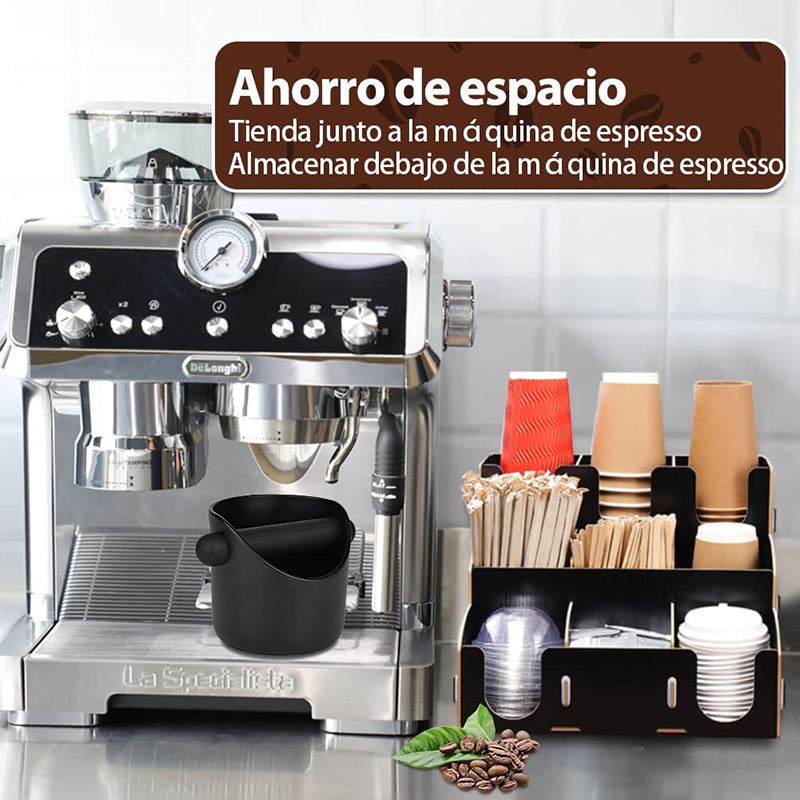 Coffee Knock Box Grinds Waste Container Bin