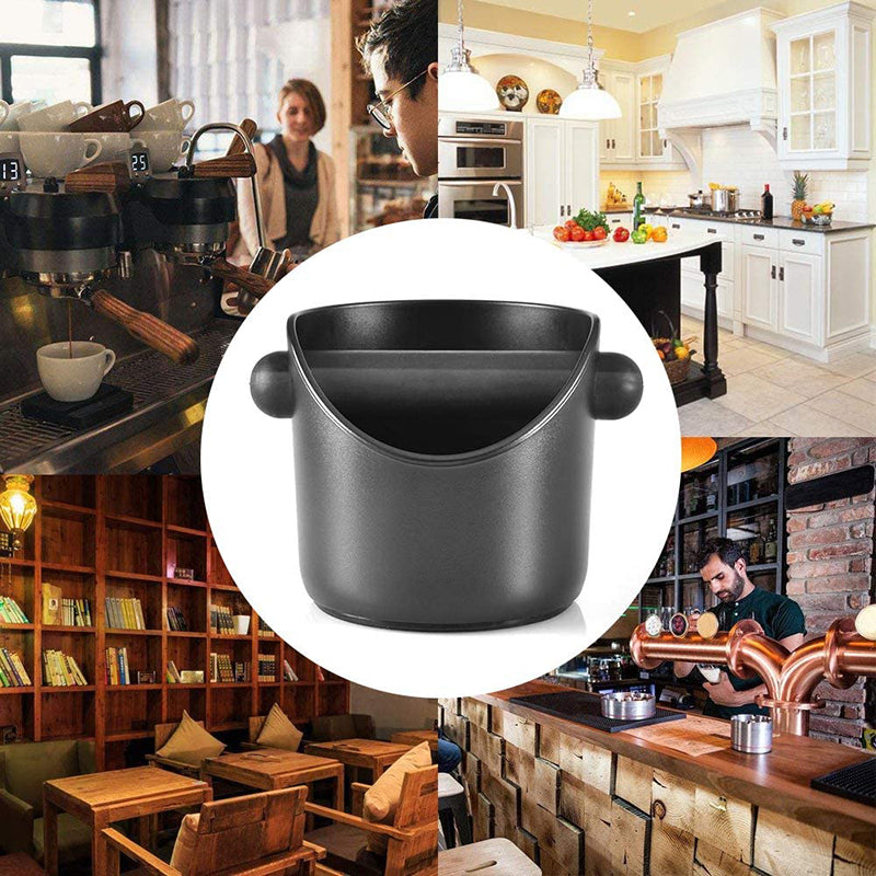Coffee Knock Box Grinds Waste Container Bin