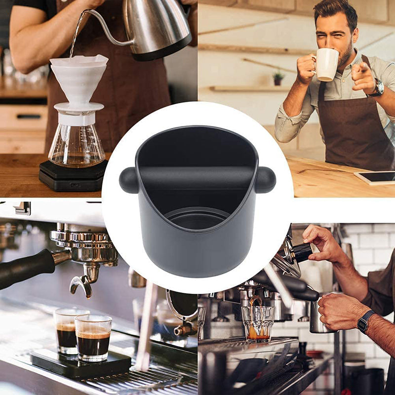 Coffee Knock Box Grinds Waste Container Bin