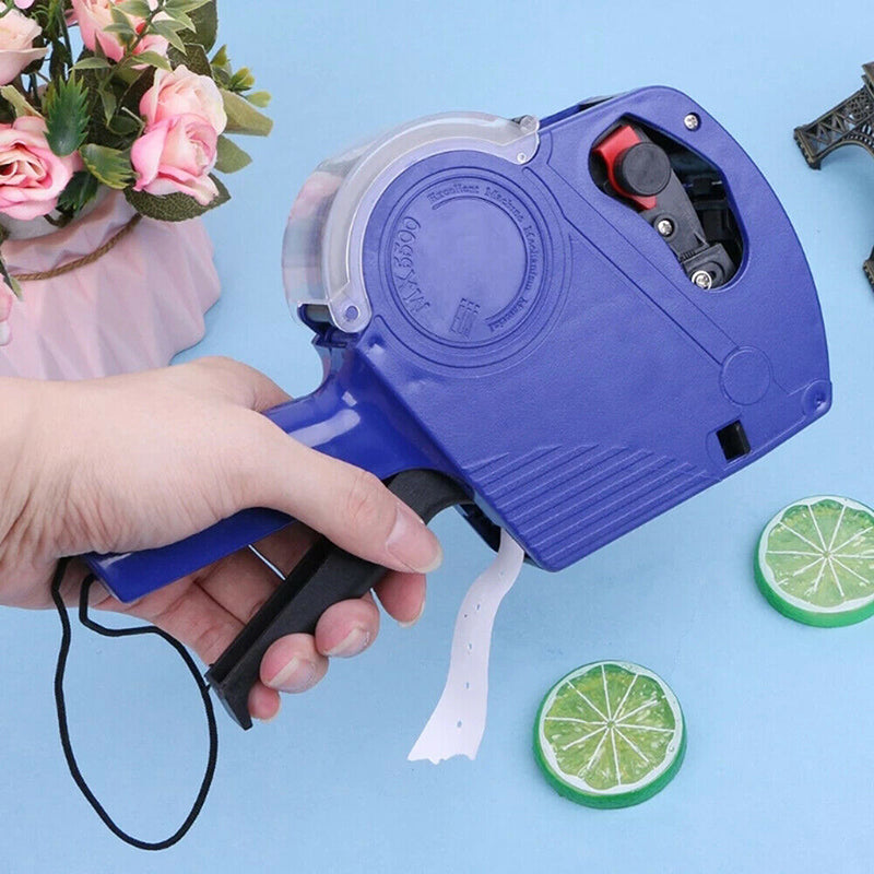 Price Tag Gun Labeller Kit with 6 Rolls Labels and Inks