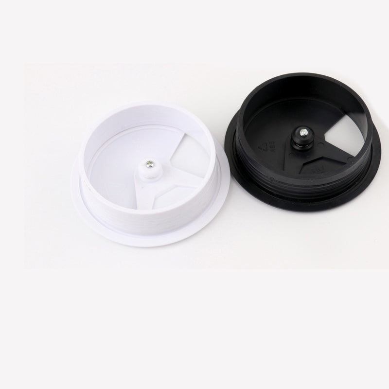 12 Pcs Desk Cable Grommet Covers Plastic 50mm Round Ports