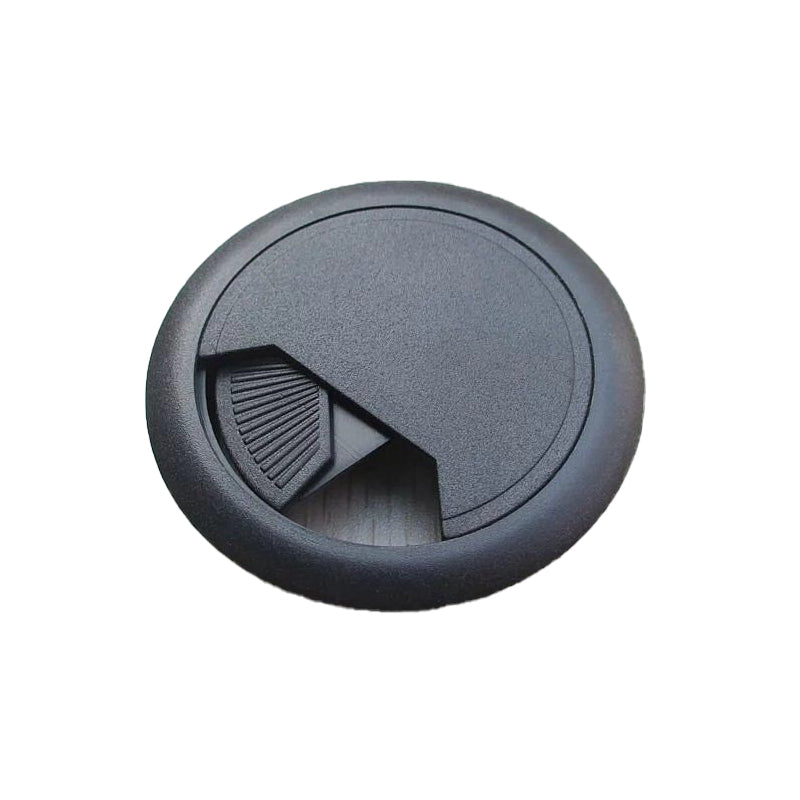 12 Pcs Desk Cable Grommet Covers Plastic 50mm Round Ports