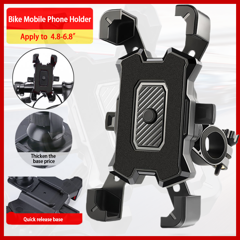 Bike Phone Mount Adjustable Holder for Motorcycle