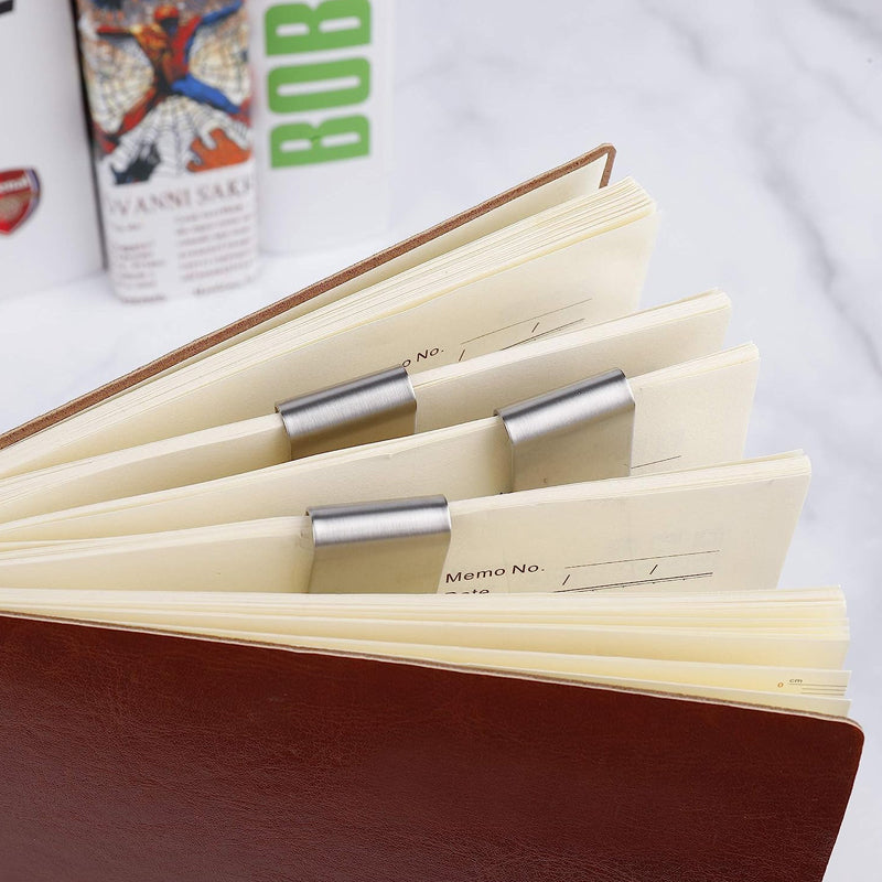 2 Pcs Money Clip Cash Note Business Card Holder Stainless Steel Mens Wallet