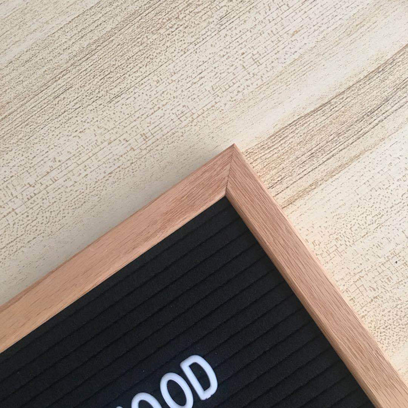 10" Felt Letter Board with Wooden Frame