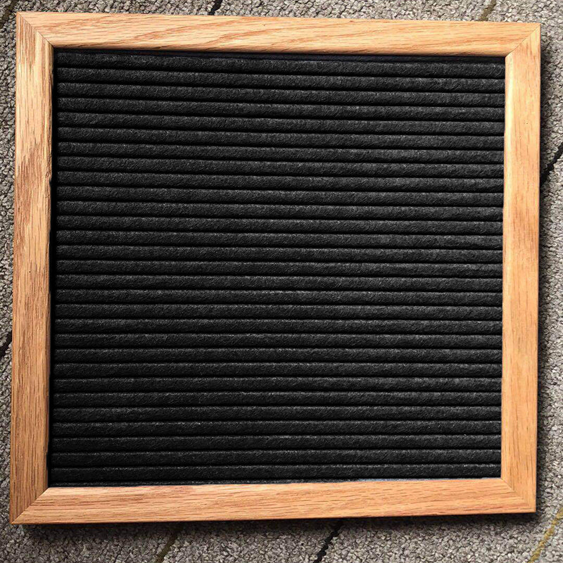 10" Felt Letter Board with Wooden Frame