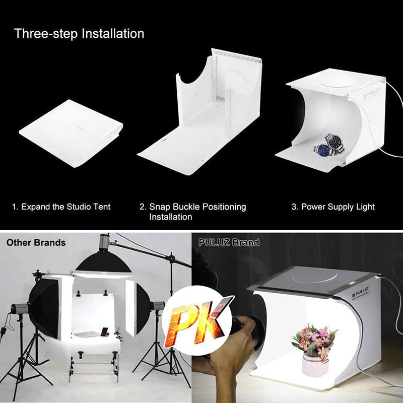Portable Light Tent Photo Studio Box with 6 Backdrops