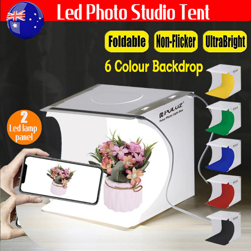 Portable Light Tent Photo Studio Box with 6 Backdrops