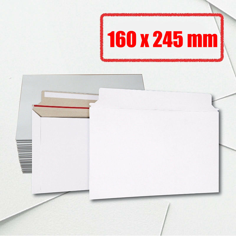 Card Mailer 160 x 245 mm 300gsm Recycled Self-Seal C5 A5