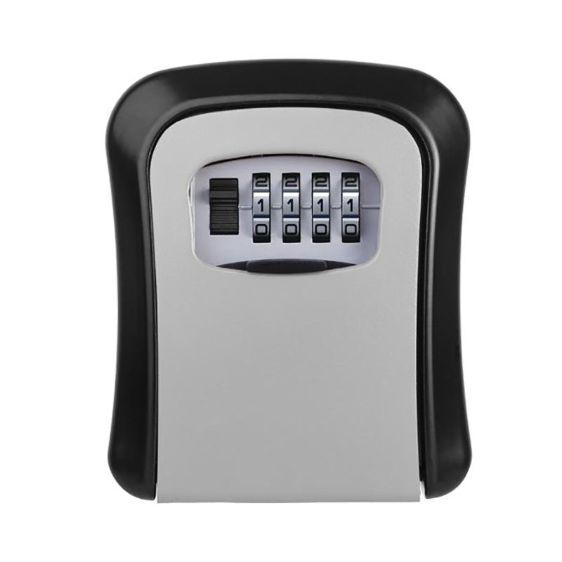 4 Digit Key Storage Box with Metal Combination Lock for Secure Wall ...