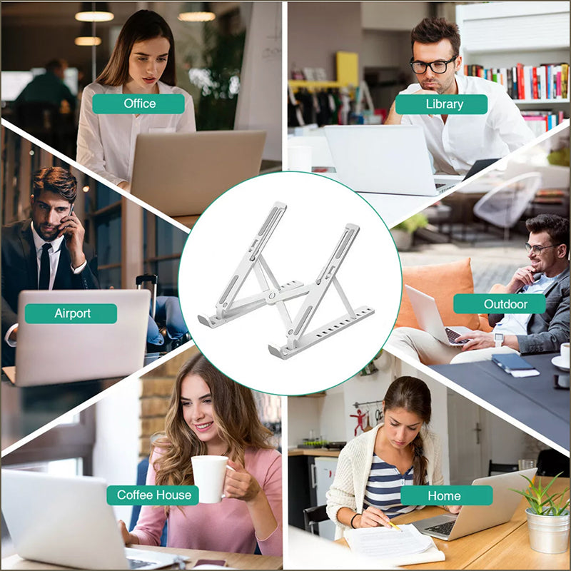 Laptop Stand Foldable Adjustable ABS Notebook Holder