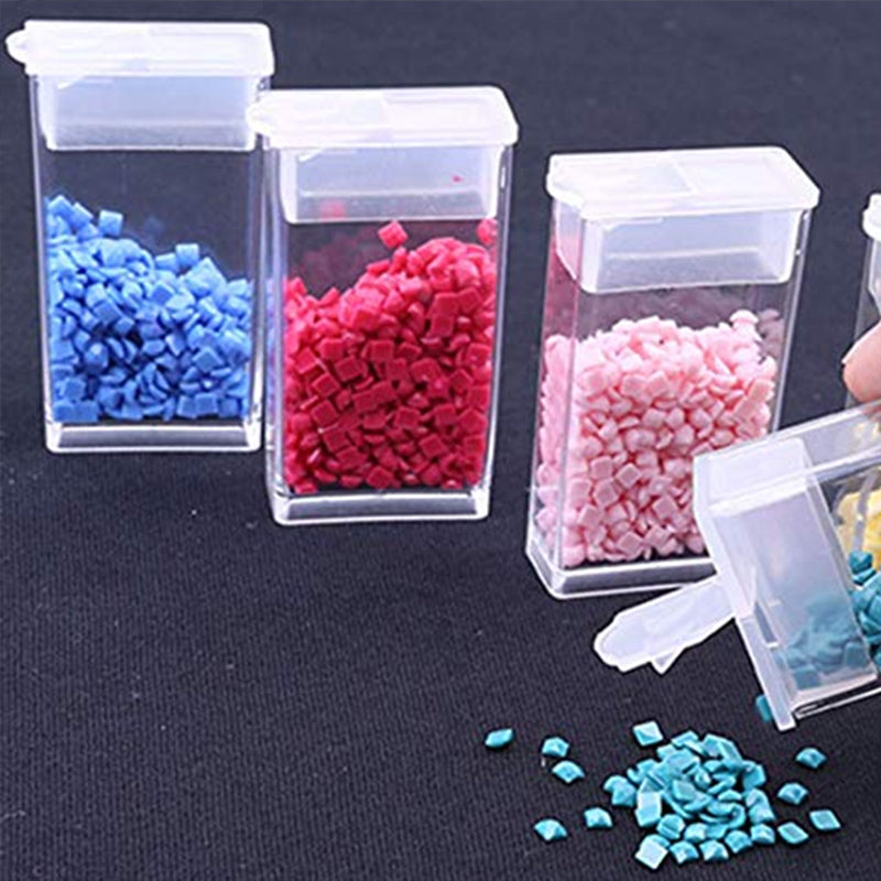 64 Grid Diamond Painting Storage Box Clear Organizer
