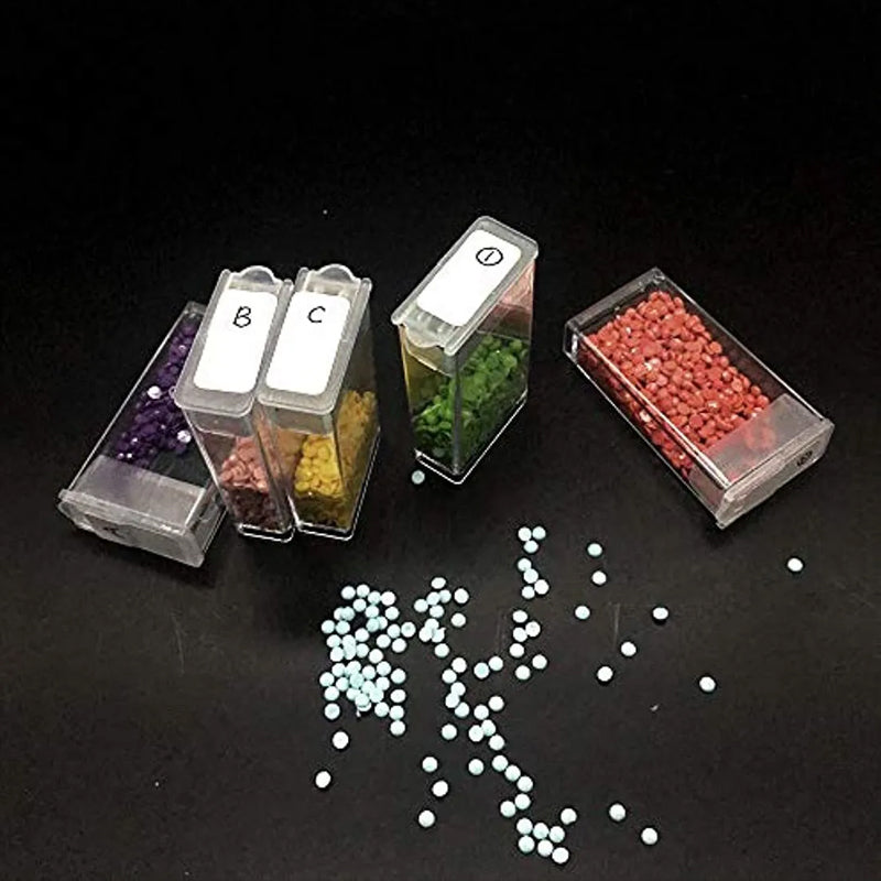 64 Grid Diamond Painting Storage Box Clear Organizer