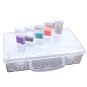 64 Grid Diamond Painting Storage Box Clear Organizer