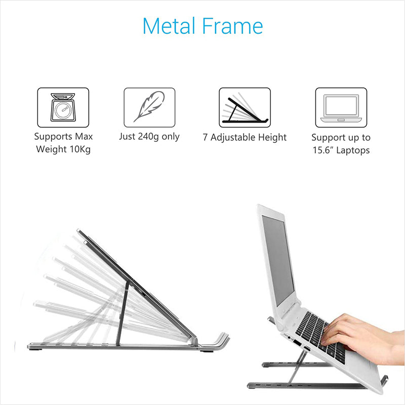Laptop Stand Foldable Adjustable ABS Notebook Holder