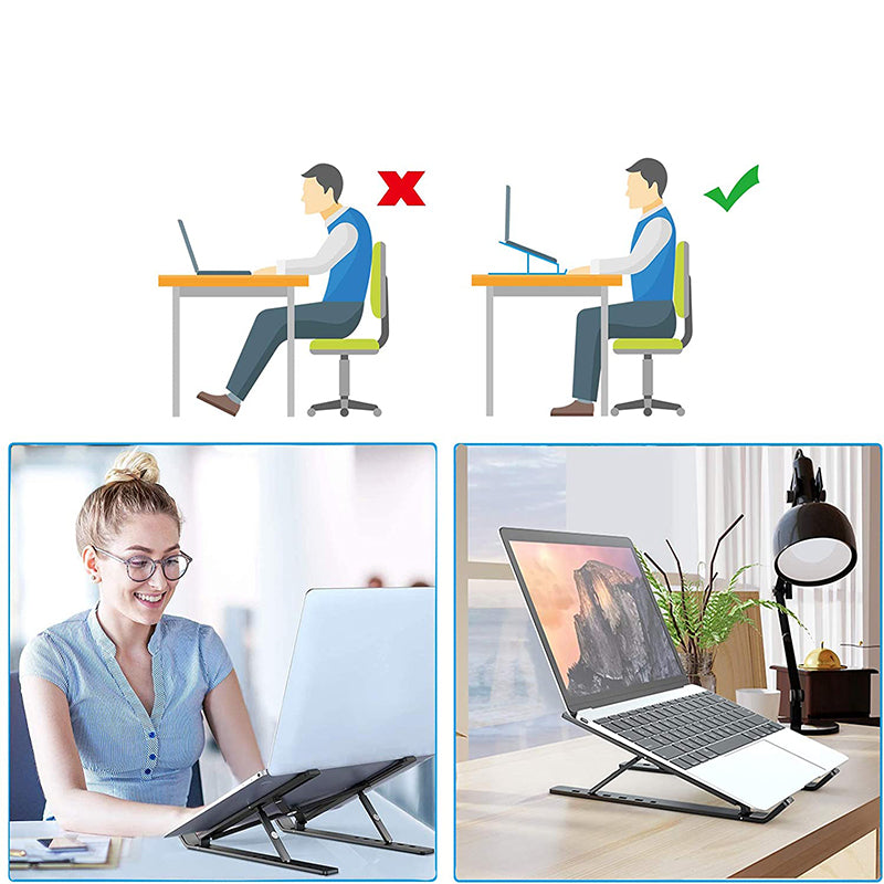 Laptop Stand Foldable Adjustable ABS Notebook Holder