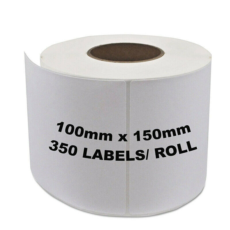 350PCS Direct Thermal Shipping Labels 100x150mm Roll