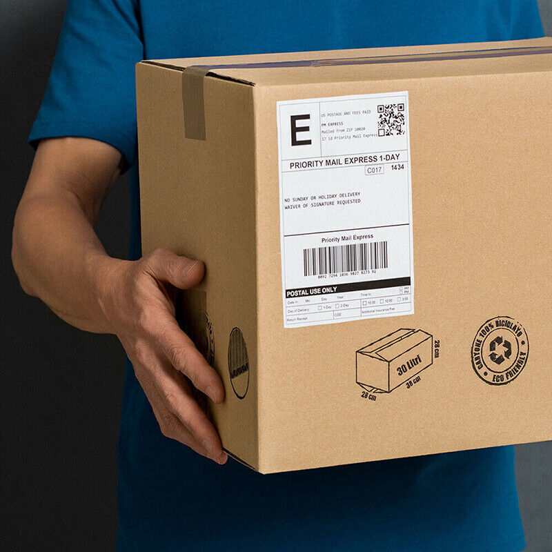 350PCS Direct Thermal Shipping Labels 100x150mm Roll