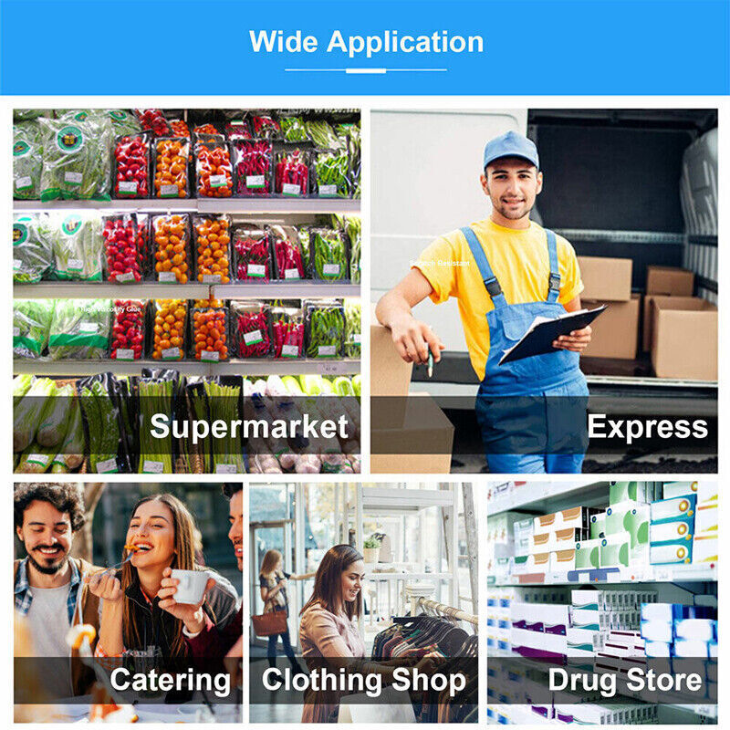 350PCS Direct Thermal Shipping Labels 100x150mm Roll