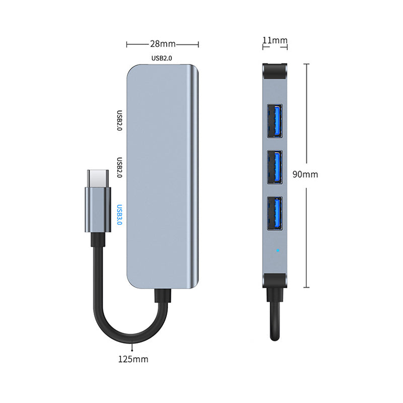 USB-C Hub 8/6/4-in-1 Adapter with HDMI and Multi Ports