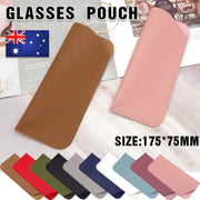 PU Leather Eyeglass Sunglasses Case Soft Pouch