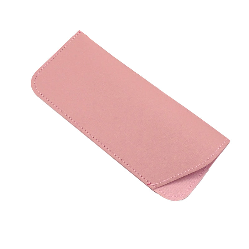 PU Leather Eyeglass Sunglasses Case Soft Pouch