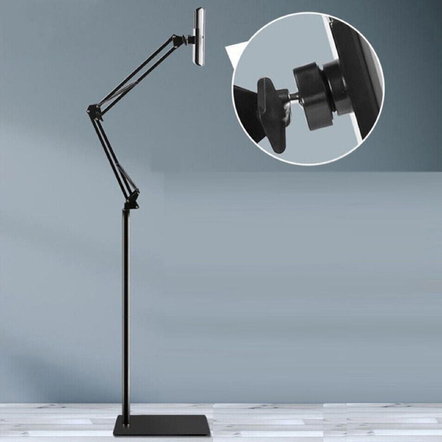 Hands Free Floor Stand Tablet Holder Adjustable for Home Office